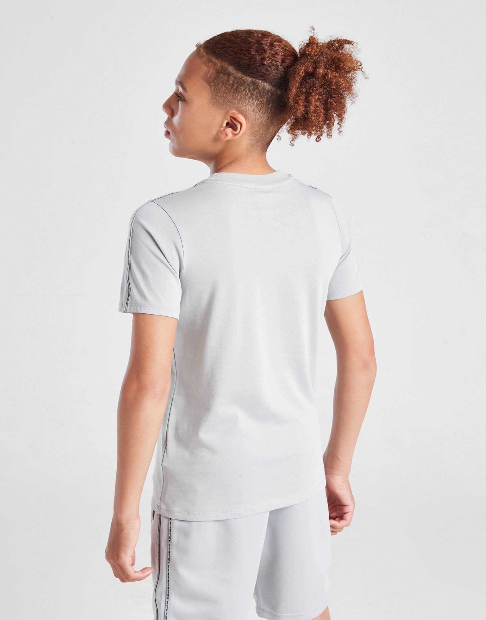 Дитячі футболки NIKE ФУТБОЛКА TAPE TEE GRY DD4012-077 Сірий