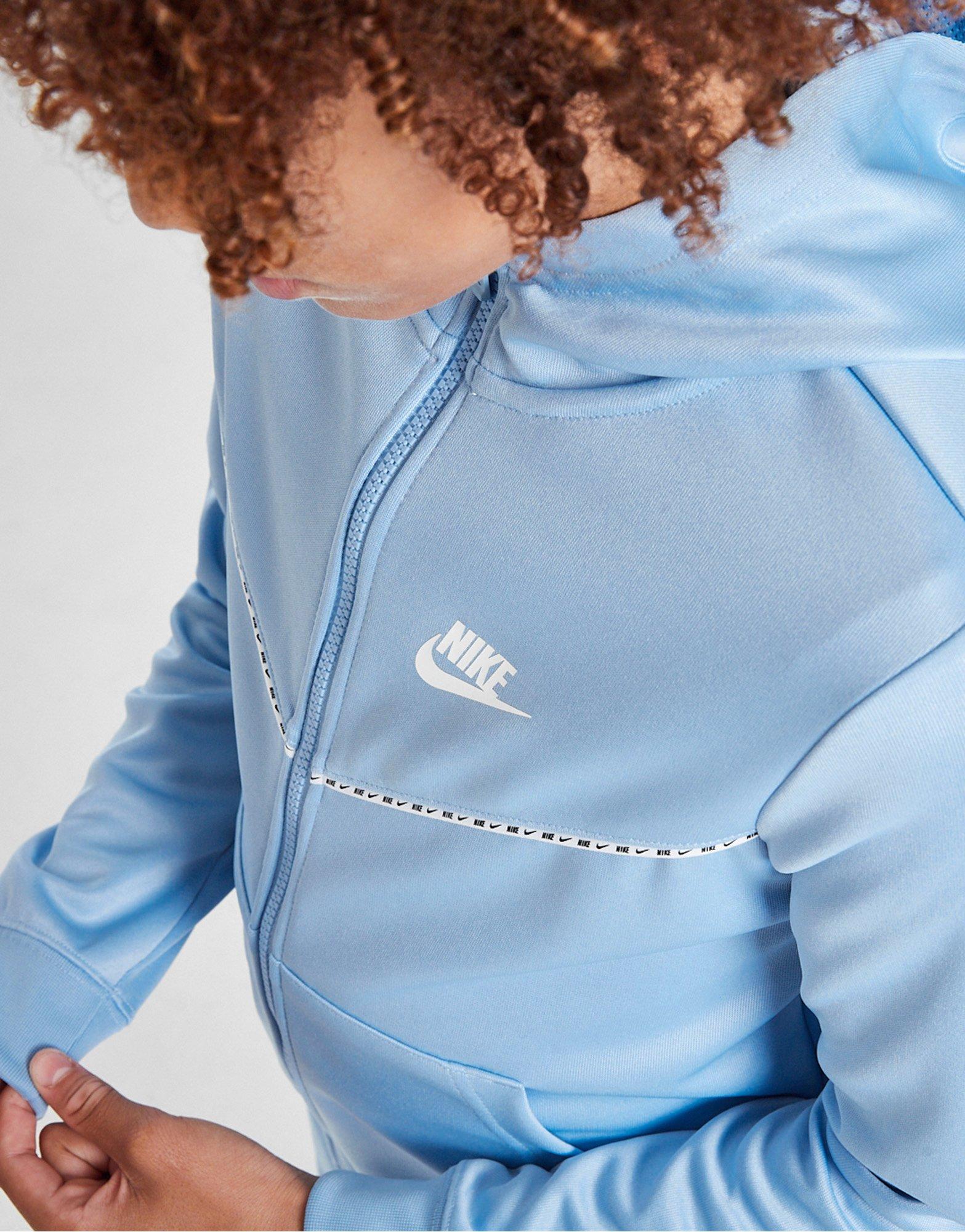 Gyerek pulóver NIKE PULÓVER KAPUCNIS TAPE HDY BLU DD4006-436 Kék