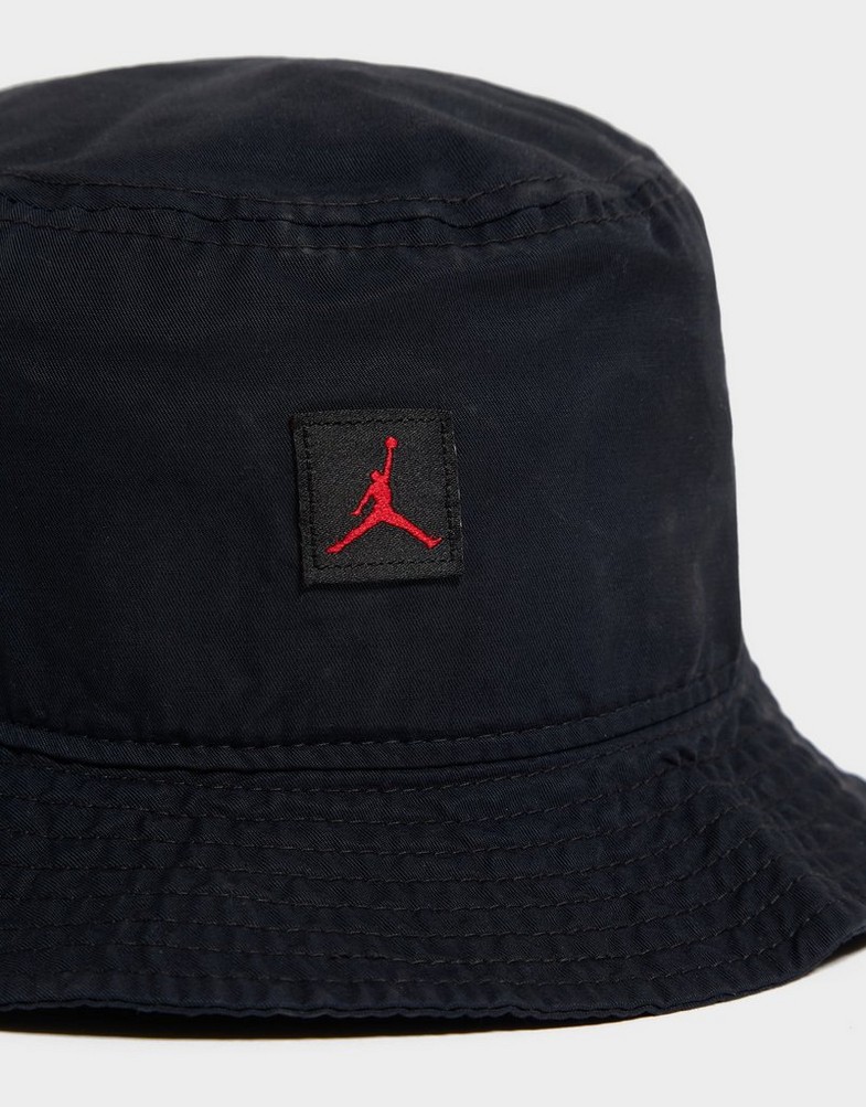 Moteriška kepurė su snapeliu JORDAN WASHED BUCKET HAT  DC3687-011 Juoda