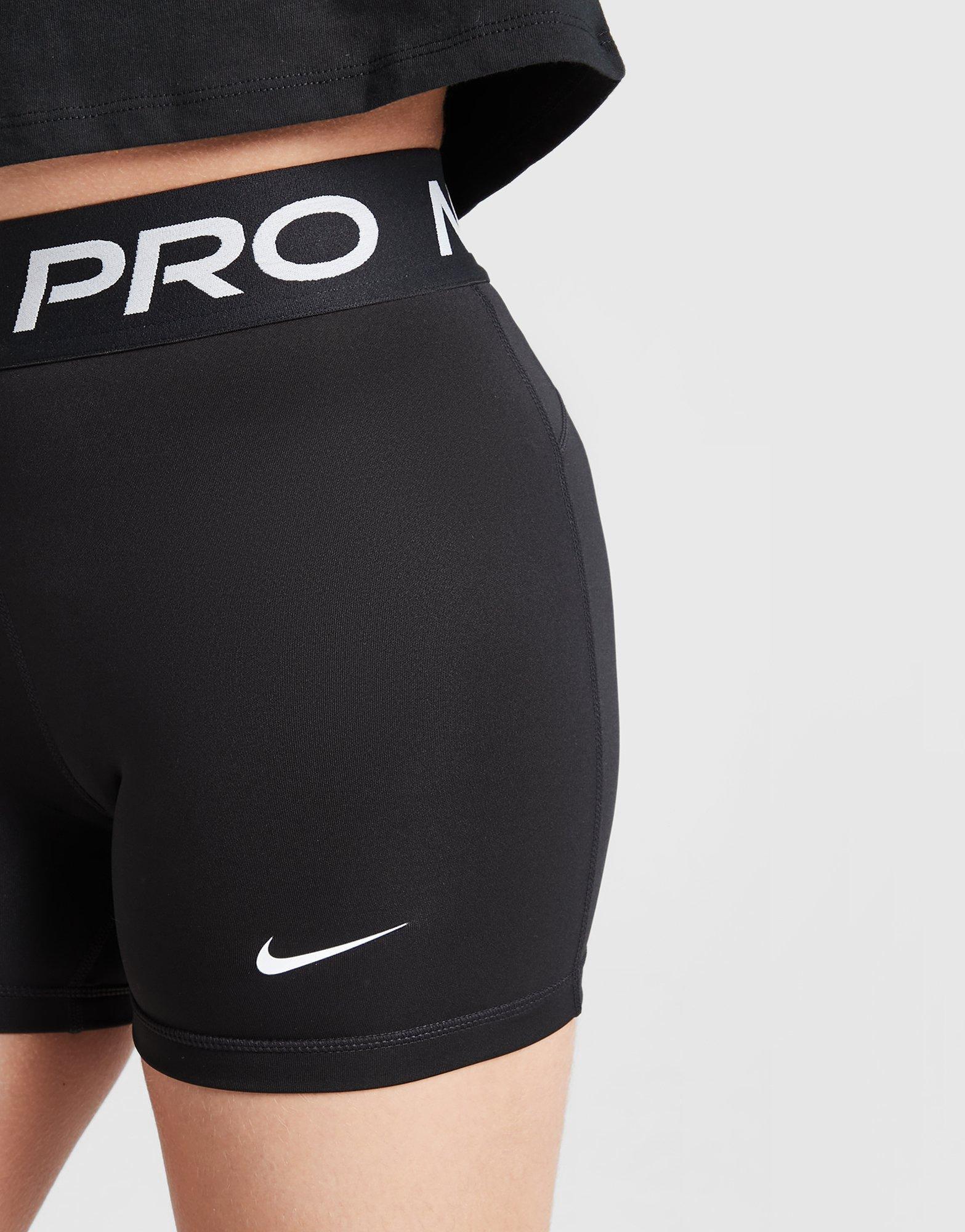 Vaikiški šortai NIKE GIRLS' PRO 3" SHORTS JUNIOR GIRL DA1033-010 Juoda