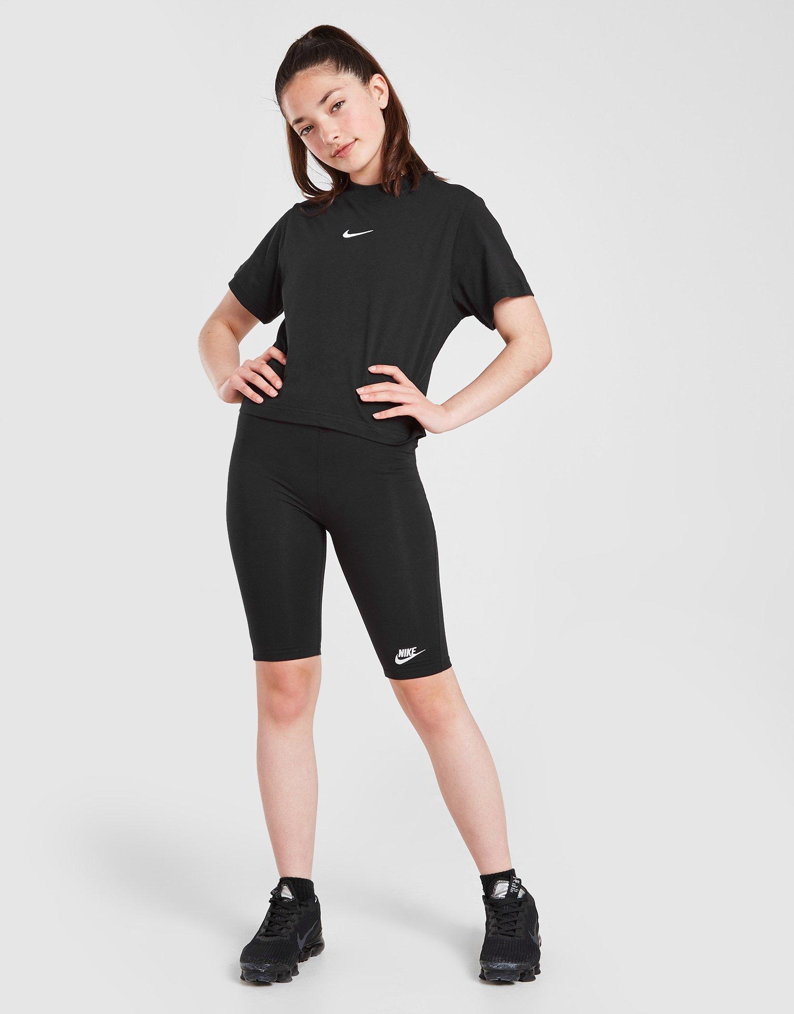Dětské kraťasy NIKE ŠORTKY  SPORTSWEAR GIRL DA1243-010 Černá