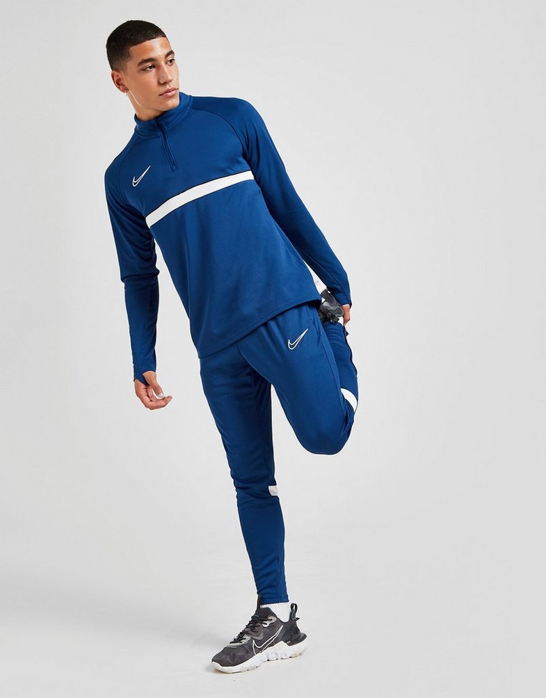 NIKE ACADEMY ESSENTIAL TRACK PANTS  CW6122-490 Niebieski