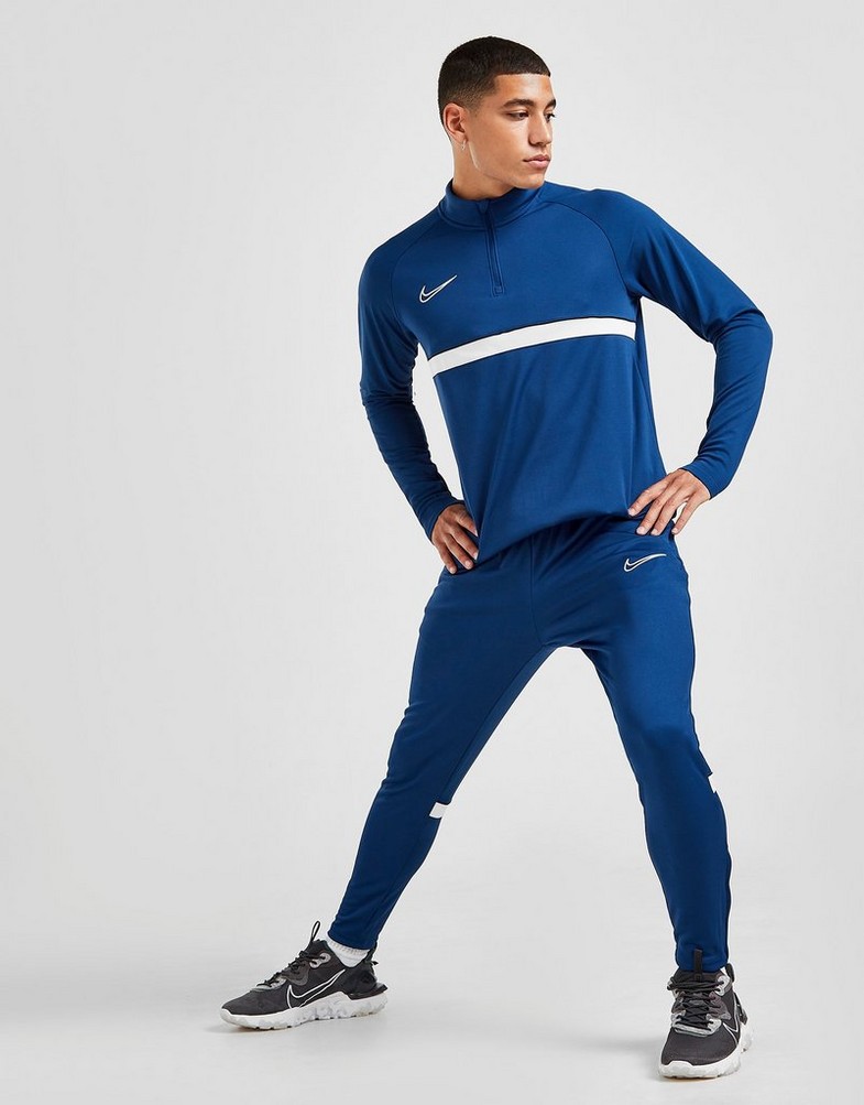NIKE ACADEMY ESSENTIAL TRACK PANTS  CW6122-490 Niebieski