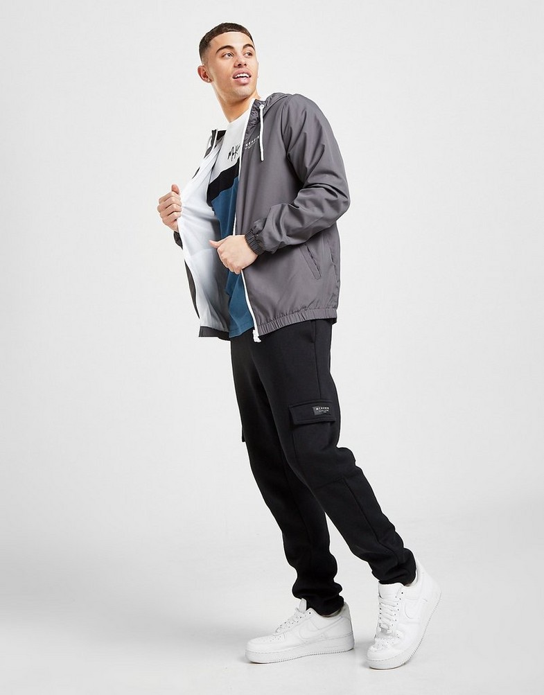 Kurtka męska MCKENZIE PRZEJŚCIOWA ESSENTIAL WINDBREAKER JACKET MCKTM13805 Szary