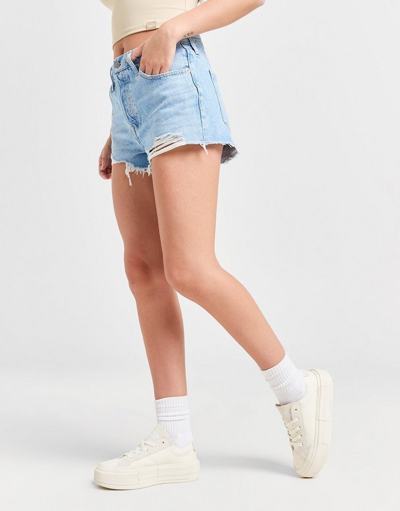 Pantaloni scurți pentru femei LEVI'S PANTALONI SCURȚI 501 ORIGINAL SHORT 56327-0086 Albastru