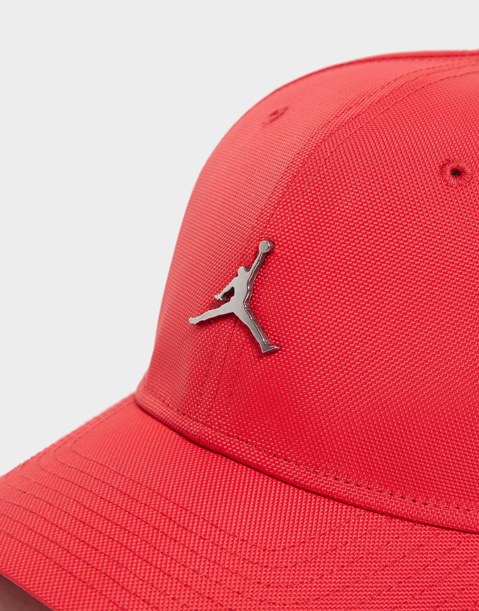 Czapka z daszkiem damska JORDAN CZAPKA JORDAN JUMPMAN CLASSIC99 METAL CW6410-687 Czerwony