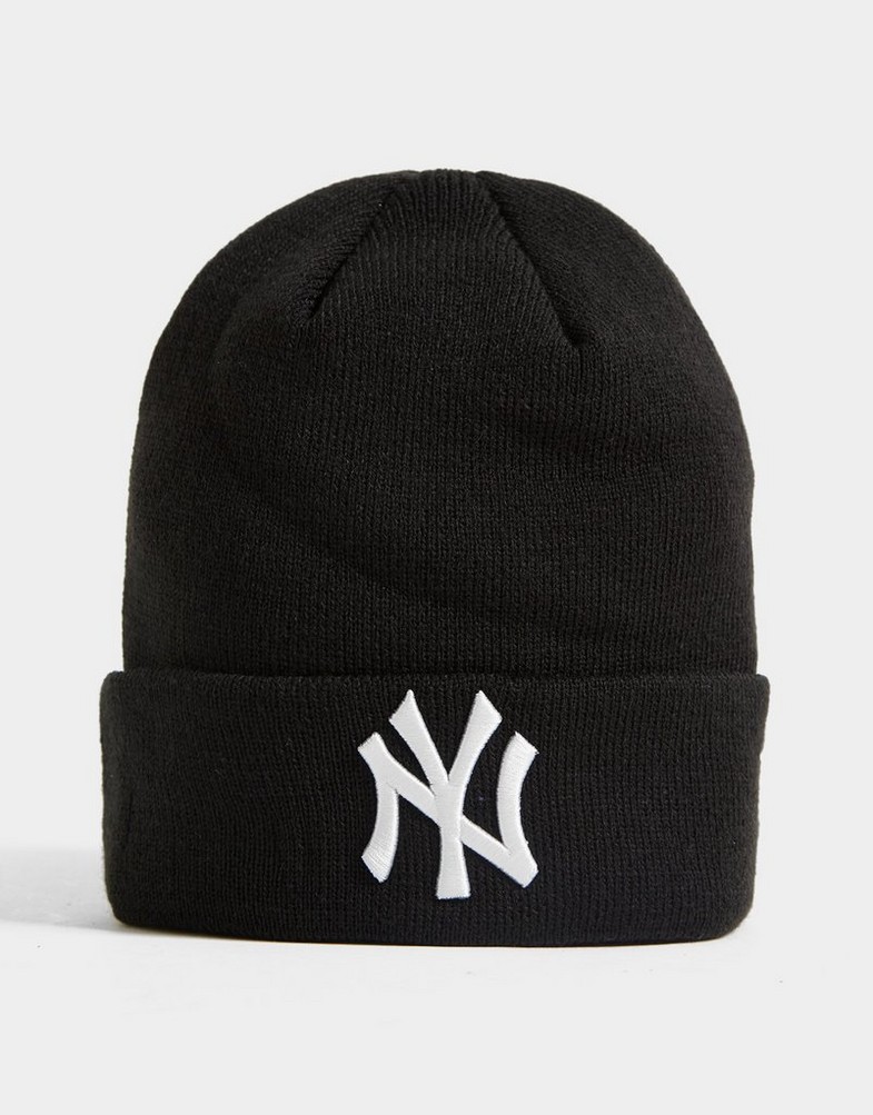 Чоловічі зимові шапки ШАПКА NEW ERA MLB CUFF KNIT N  12122728 Чорний