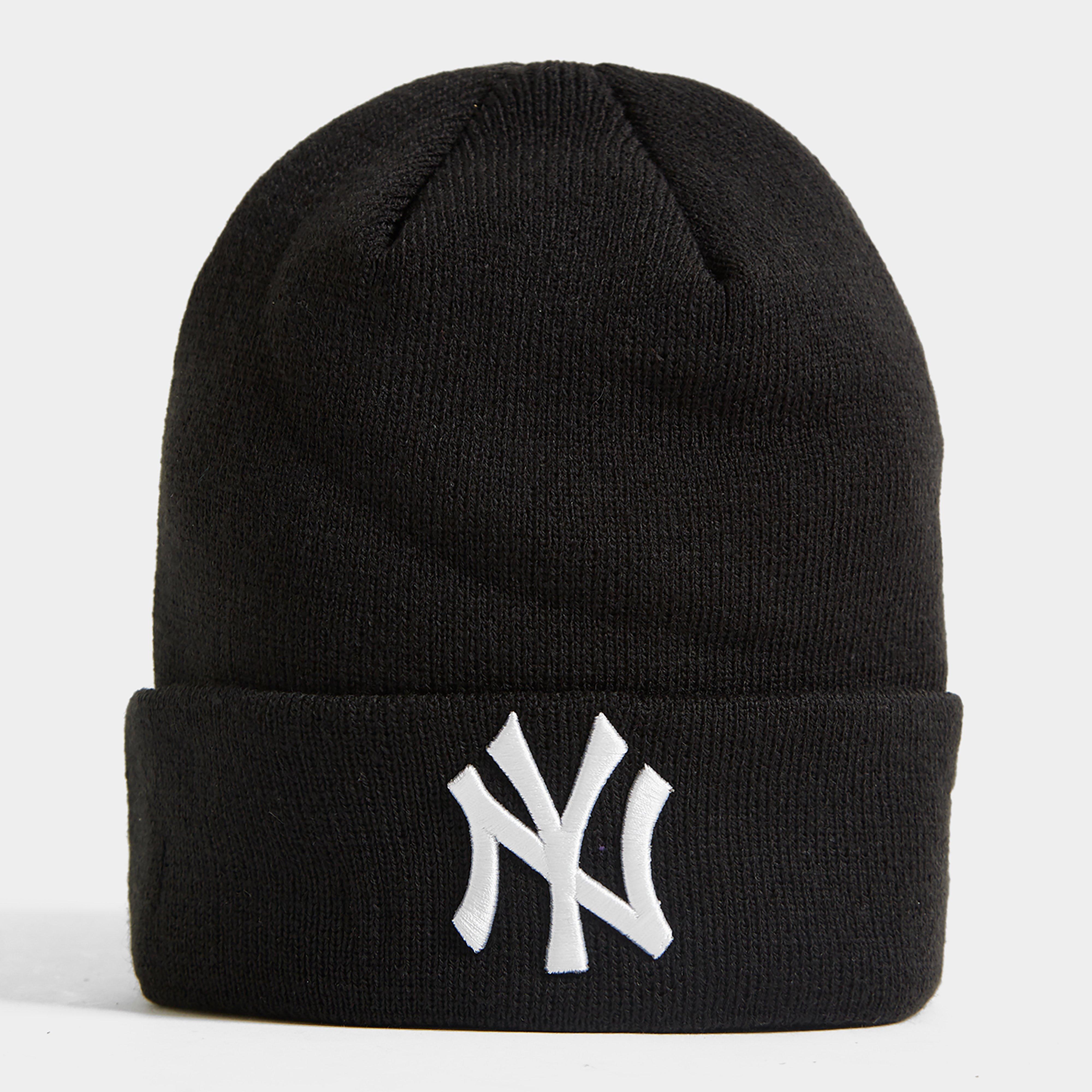 Pánska zimná čiapka NEW ERA ČIAPKA ZIMNÁ MLB CUFF KNIT NYY BLK NEW YORK YANKEES 