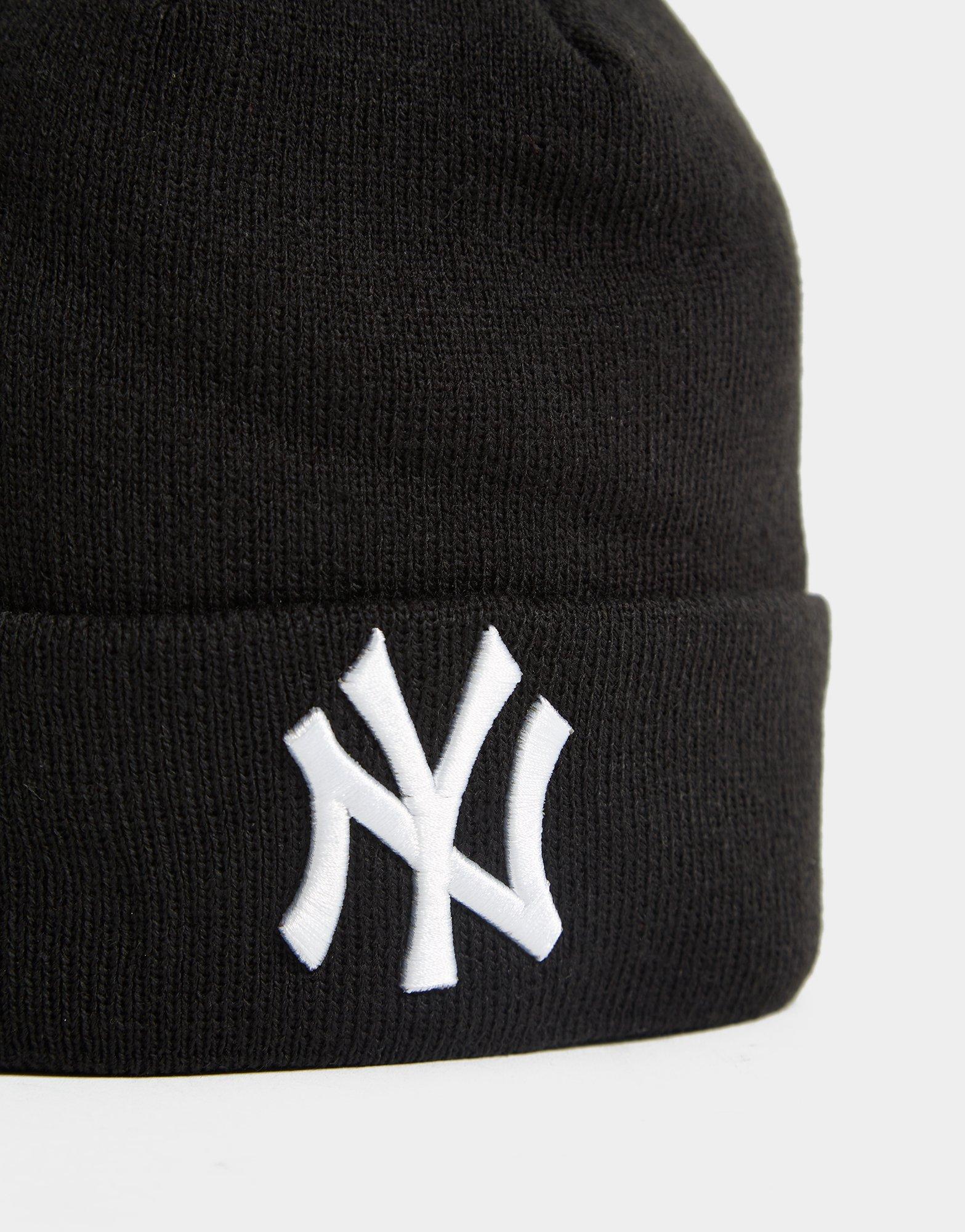 Pánská zimní čepice NEW ERA ČEPICE ZIMNÍ MLB CUFF KNIT NYY BLK NEW YORK YANKEES  12122728 Černá
