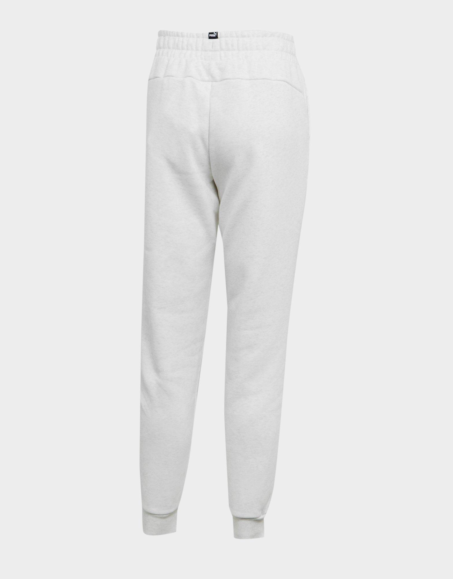 PUMA SPODNIE CORE LOGO JOGGERS JUNIOR 58697372 Biały