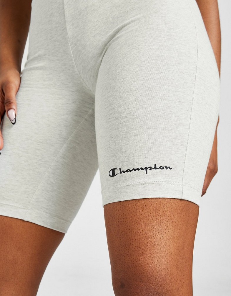 Dámske krátke nohavice CHAMPION ŠORTKY  CORE CYCLE SHORTS 113989SILMEM007 Sivá
