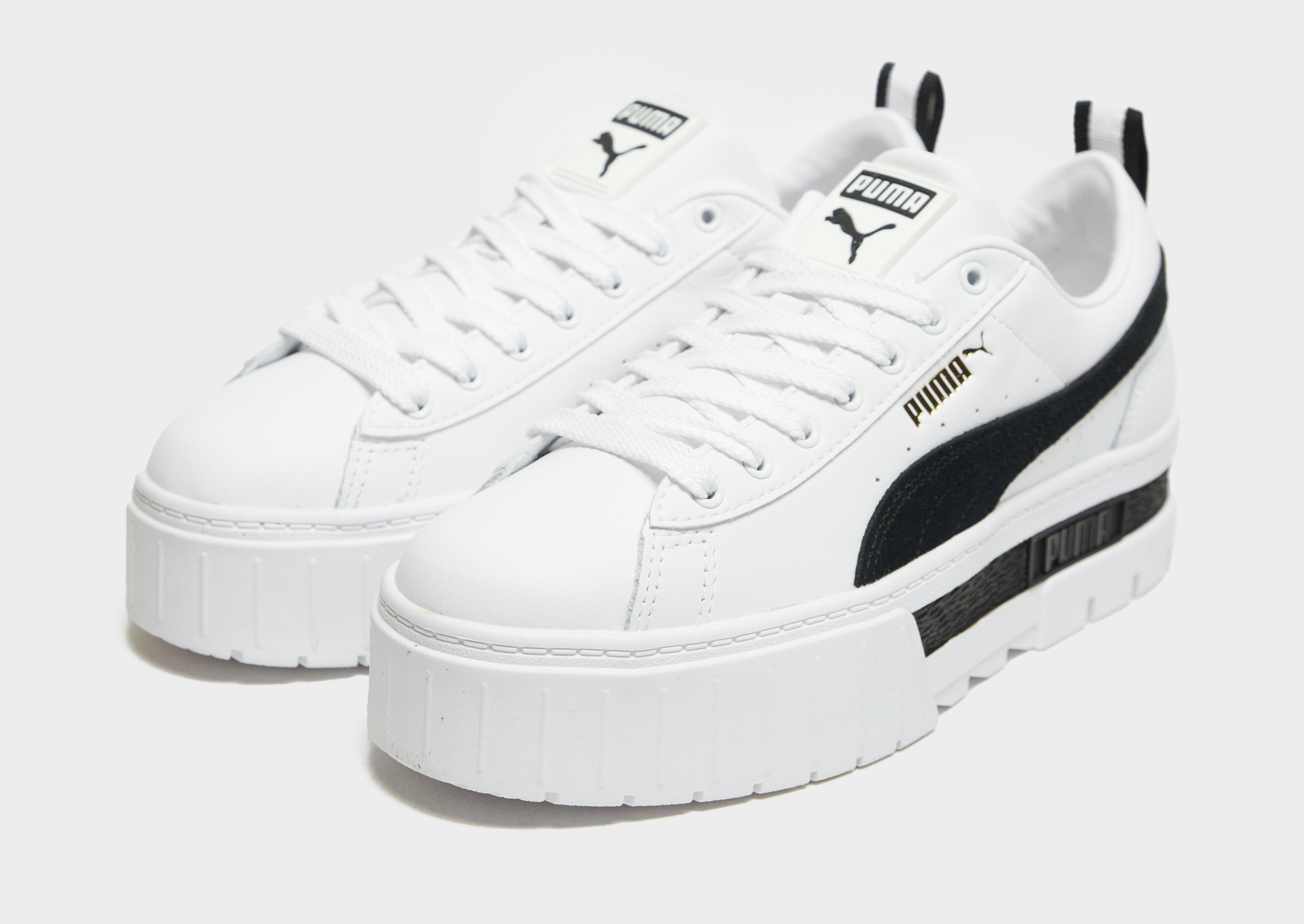 Adidași de damă PUMA MAYZE LEATHER  38198301 Alb