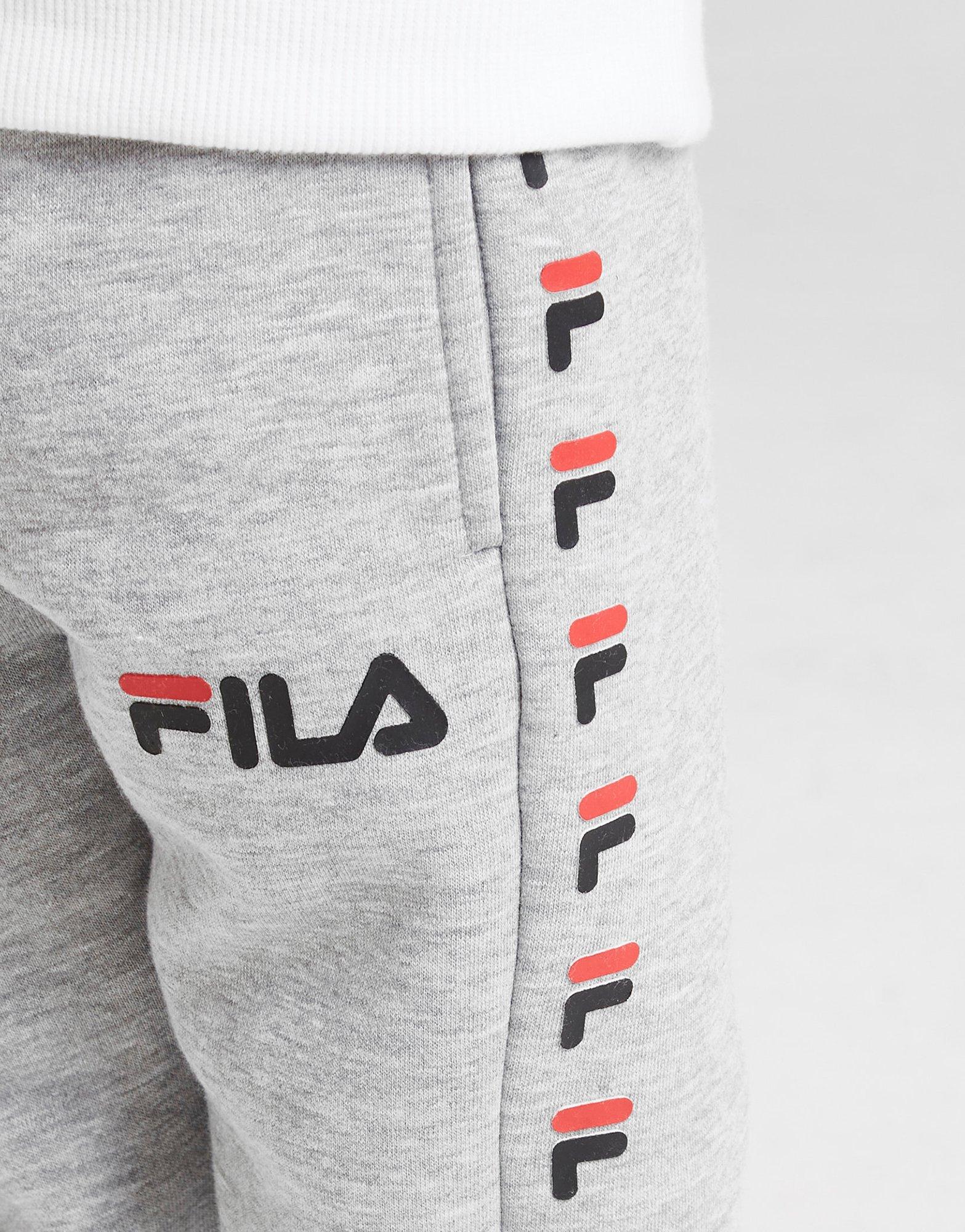 Komplet dresowy dziecięcy FILA DRES REPEAT LOGO COLOUR BLOCK CREW SS21JDI004 Szary