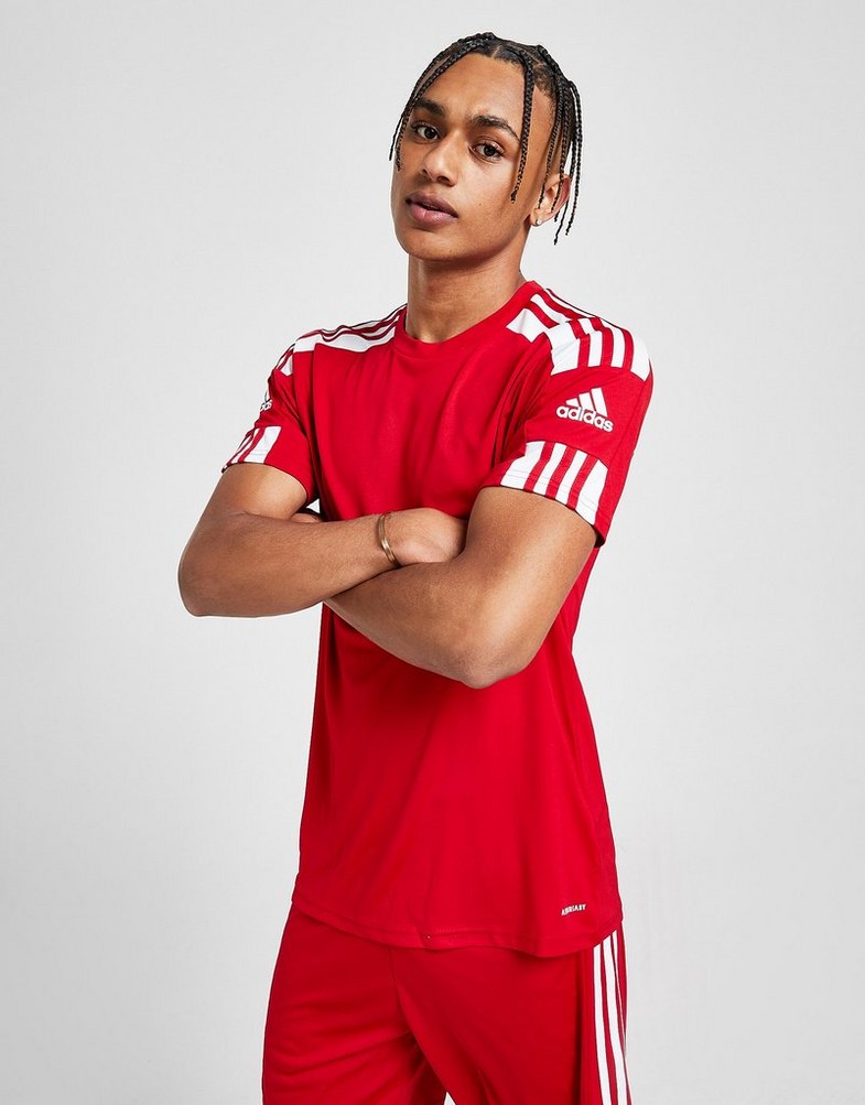 Koszulka, t-shirt męski ADIDAS SQUADRA 21 T SHIRT GN5722 Czerwony
