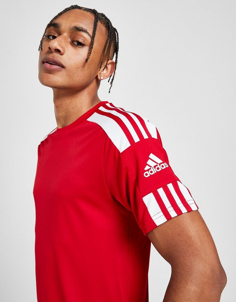 Koszulka, t-shirt męski ADIDAS SQUADRA 21 T SHIRT GN5722 Czerwony