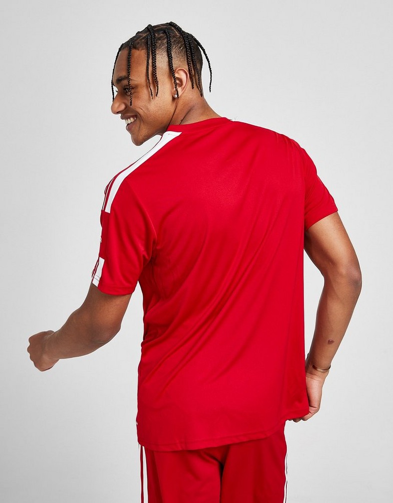 Koszulka, t-shirt męski ADIDAS SQUADRA 21 T SHIRT GN5722 Czerwony