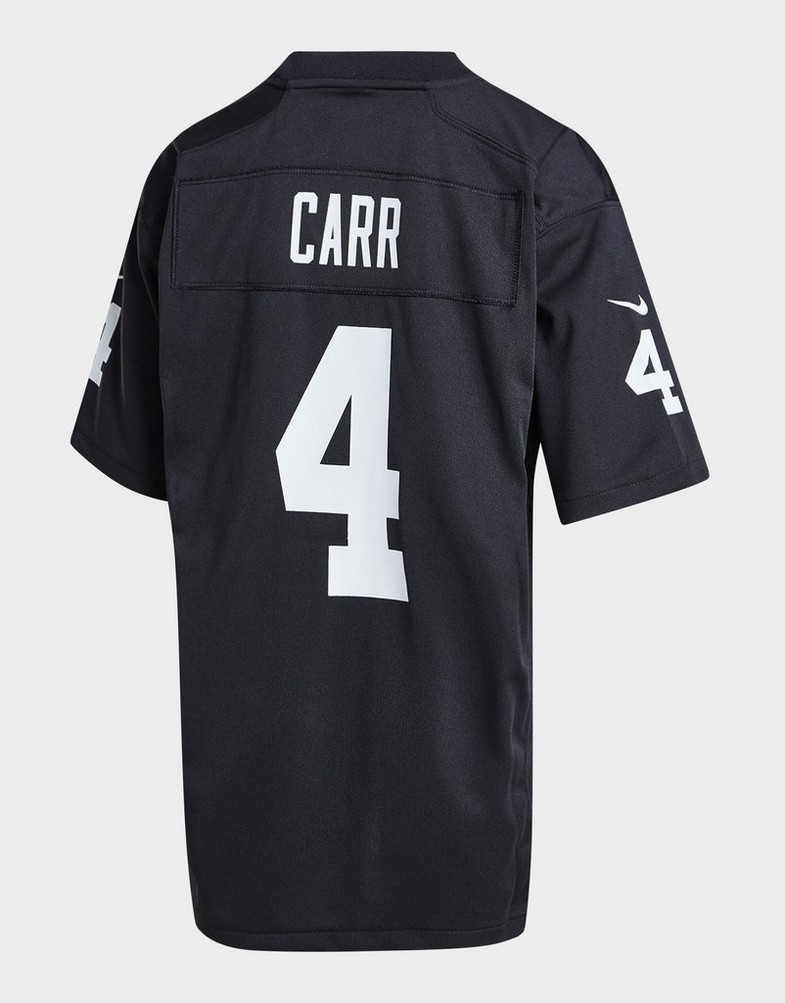 Komplet dresowy dziecięcy NIKE KOMPLET NFL LAS VEGAS RAIDERS CARR #4 JERSEY JUNIOR 2Z1B7N1P9LVR Czarny