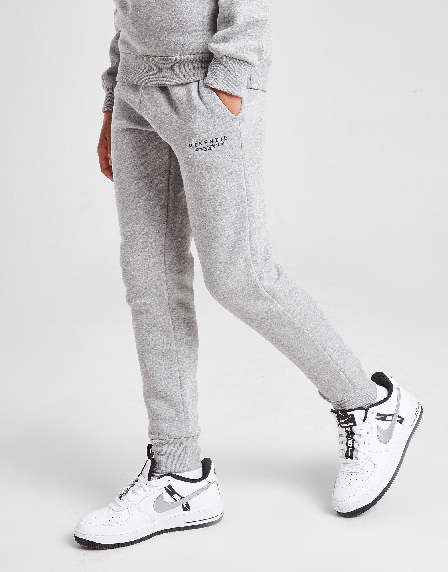 MCKENZIE SPODNIE ESSENTIAL CUFF JOGGERS JUNIOR MCKTJ13299MGY Szary