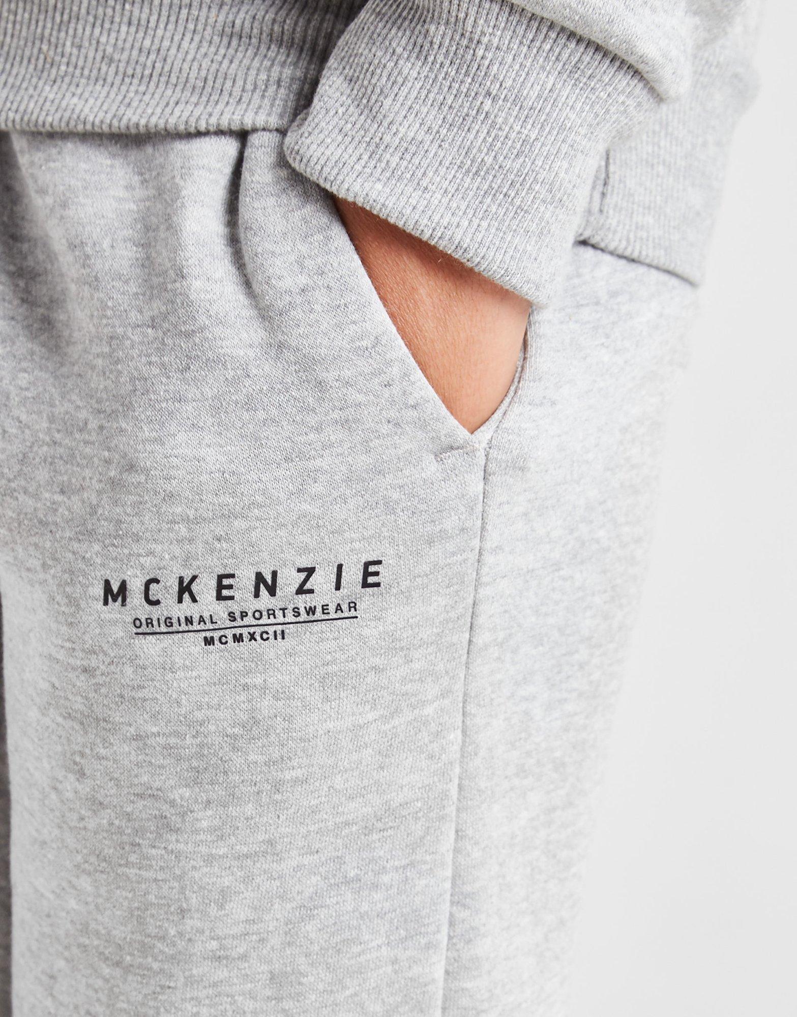 MCKENZIE SPODNIE ESSENTIAL CUFF JOGGERS JUNIOR MCKTJ13299MGY Szary