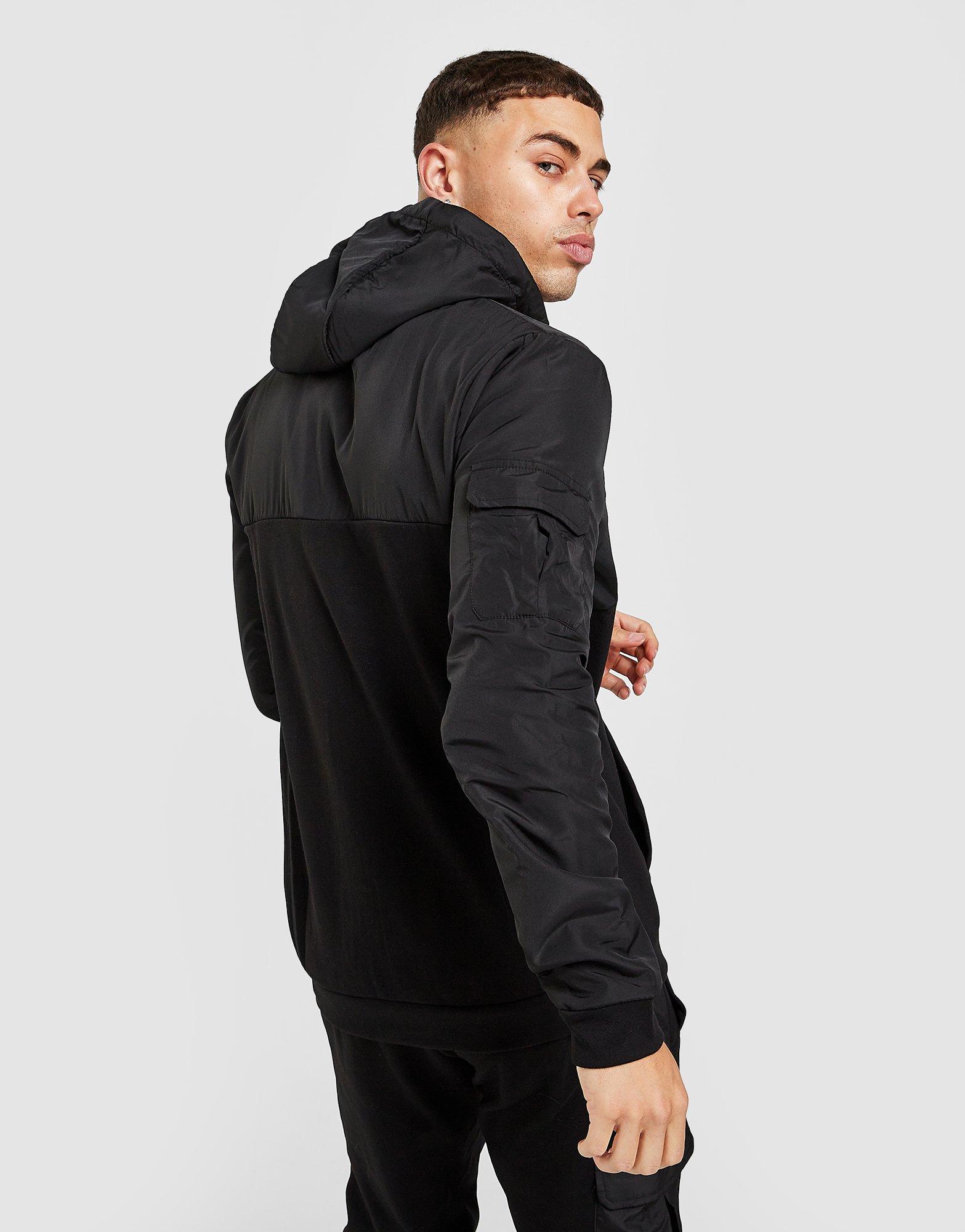 Bluza męska SUPPLY & DEMAND BLUZA Z KAPTUREM PEAK HOODIE SUPTM15384 Czarny