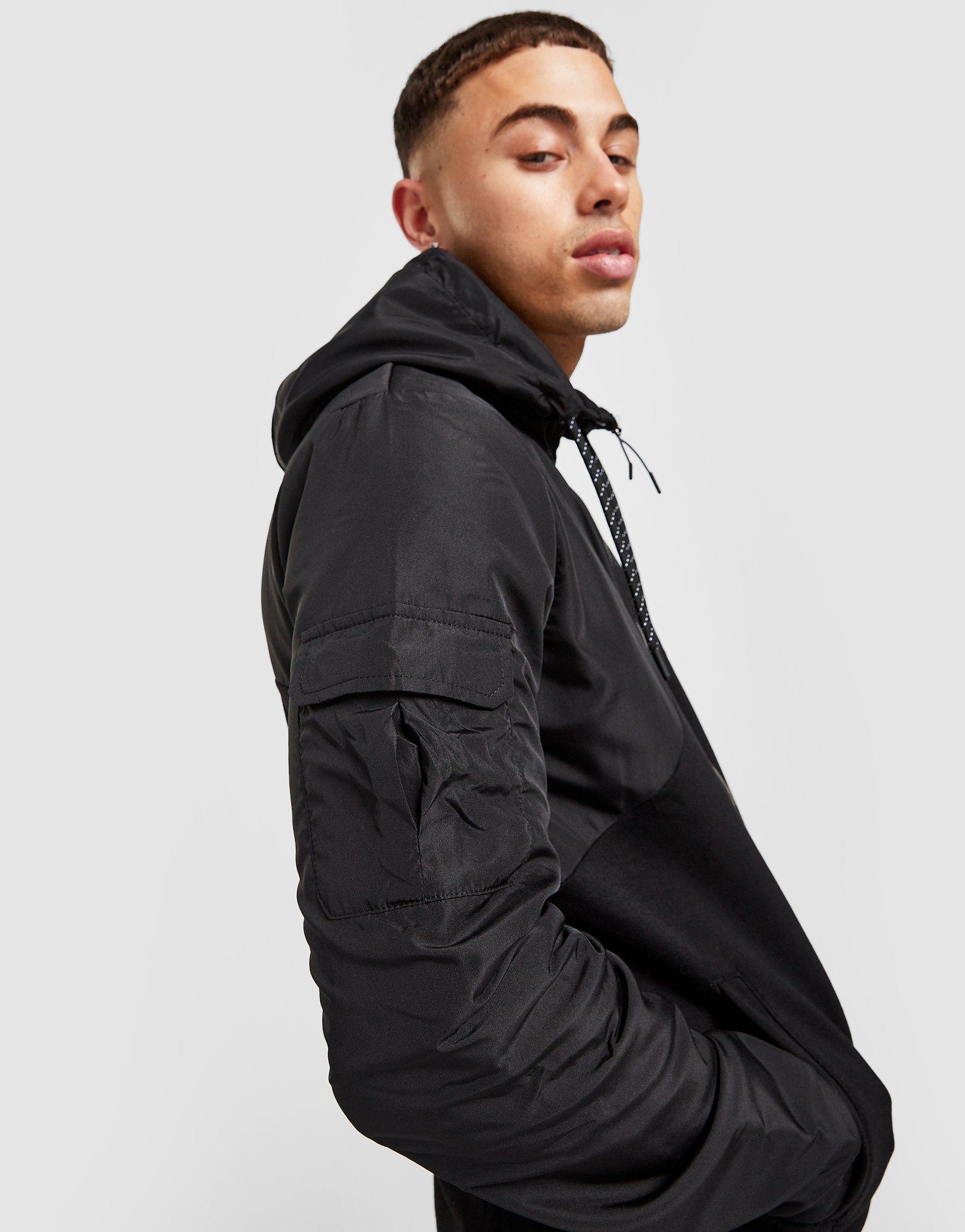 Bluza męska SUPPLY & DEMAND BLUZA Z KAPTUREM PEAK HOODIE SUPTM15384 Czarny