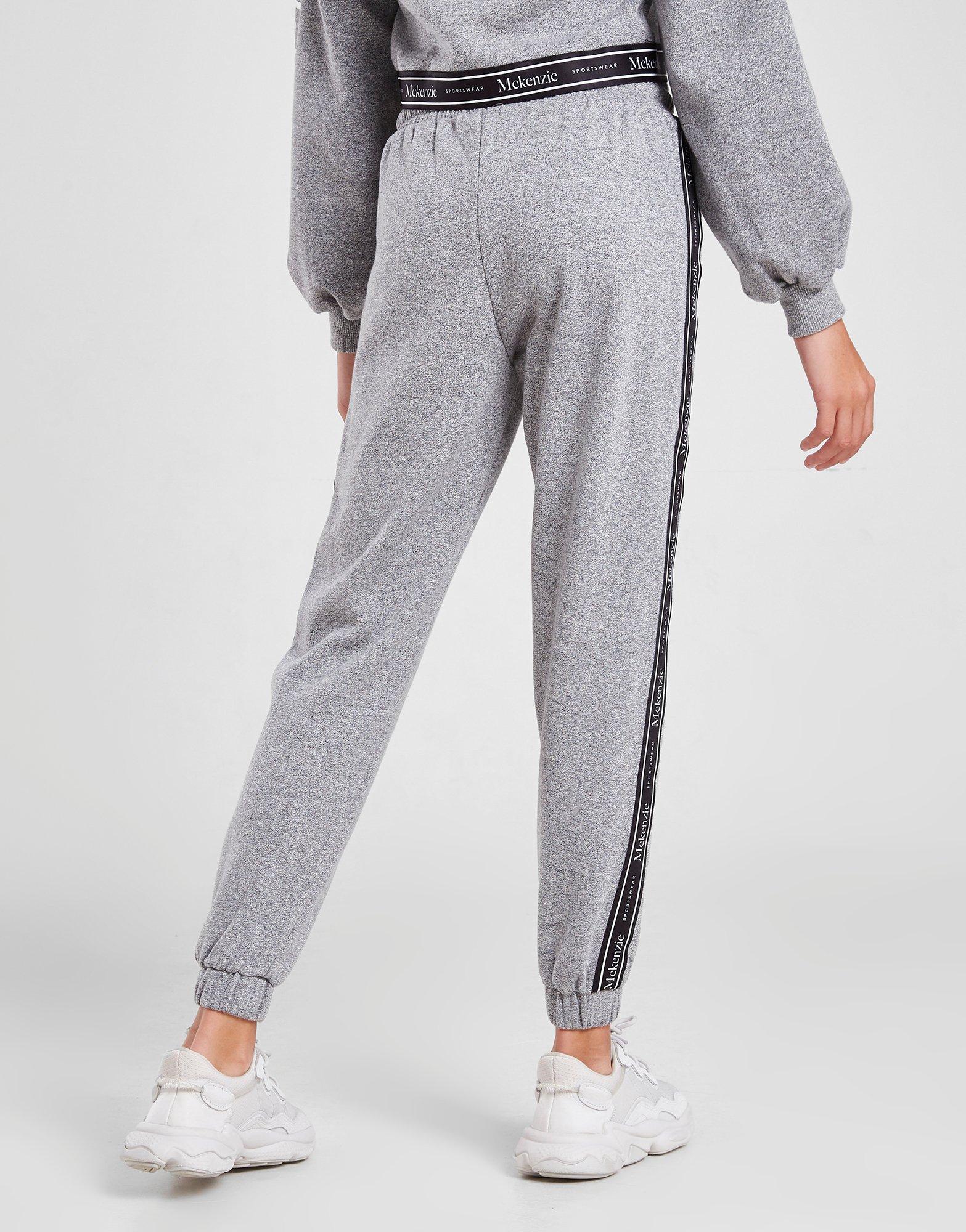 MCKENZIE SPODNIE GIRLS' MAYA TAPE JOGGERS JUNIOR MCKTJ14552GRY Szary