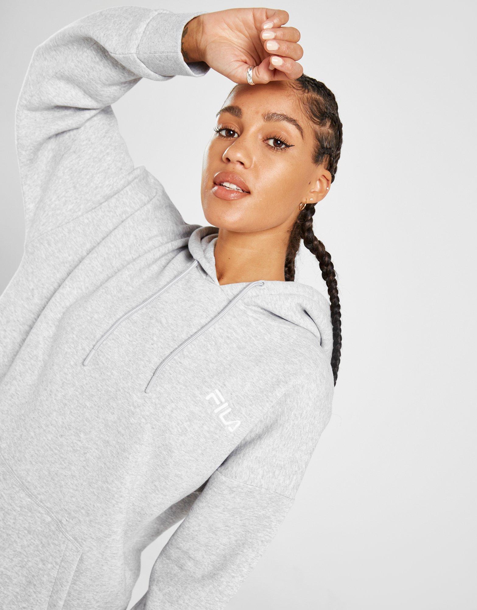Bluza damska FILA CORE OVERHEAD HOODIE  ELANNAGYML Szary