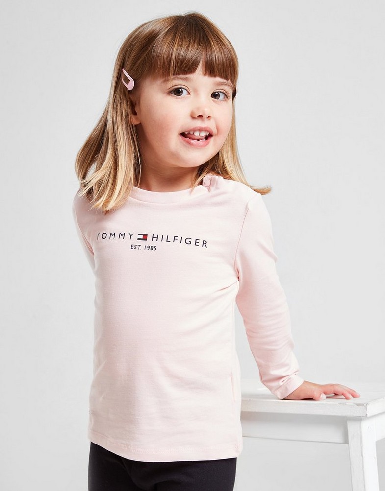 Tricou pentru copii TOMMY HILFIGER TRICOU GIRLS TE KN0KN01249TIO Roz