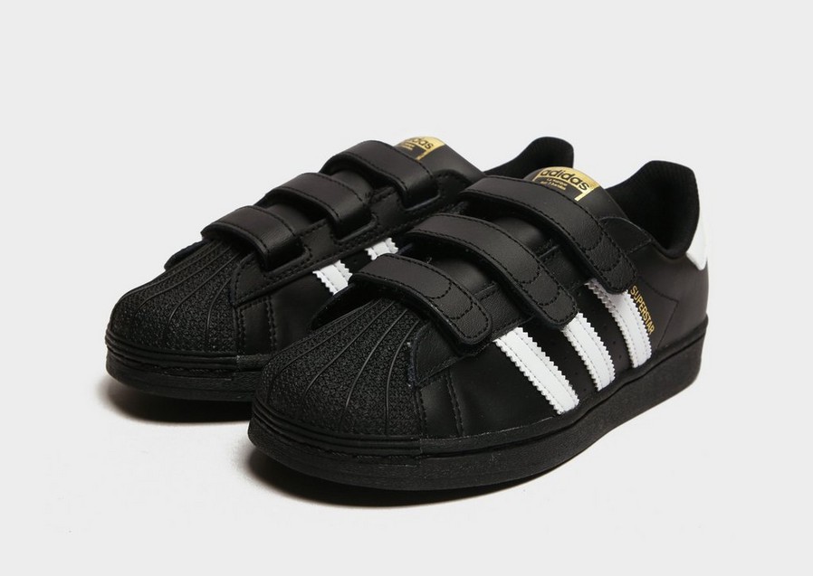 Buty sneakersy dla dzieci ADIDAS SUPERSTAR CF C  EF4840 Czarny
