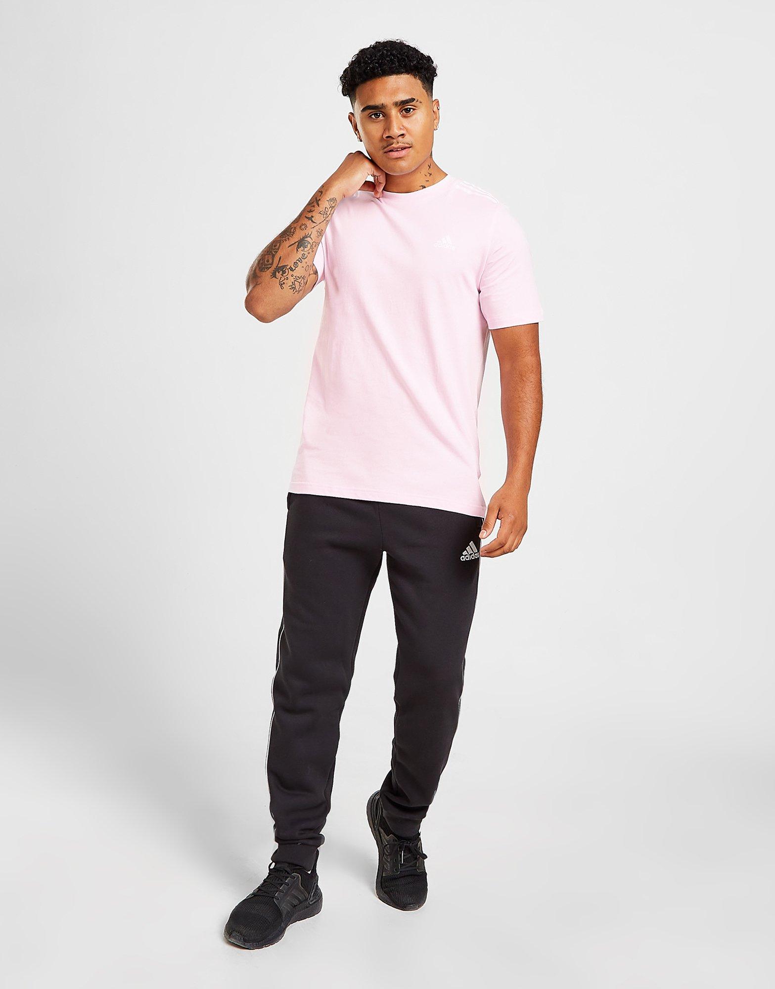 Tricou pentru bărbați ADIDAS TRICOU BADGE OF SPORT 3-STRIPES TRICOU HF5100 Roz