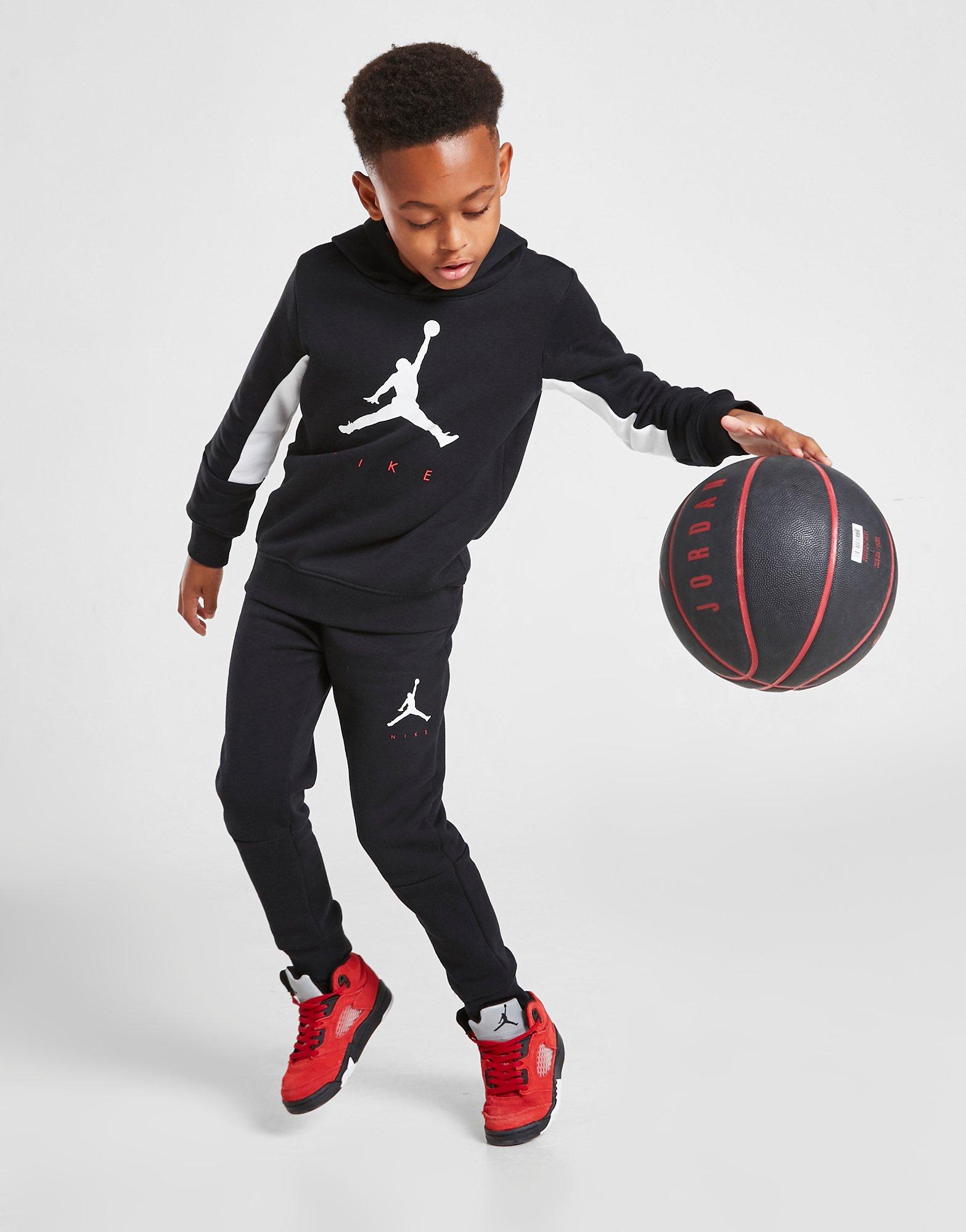 Komplet dresowy dziecięcy JORDAN DRES JUMPMAN OVERHEAD SUIT 85B007023 Czarny