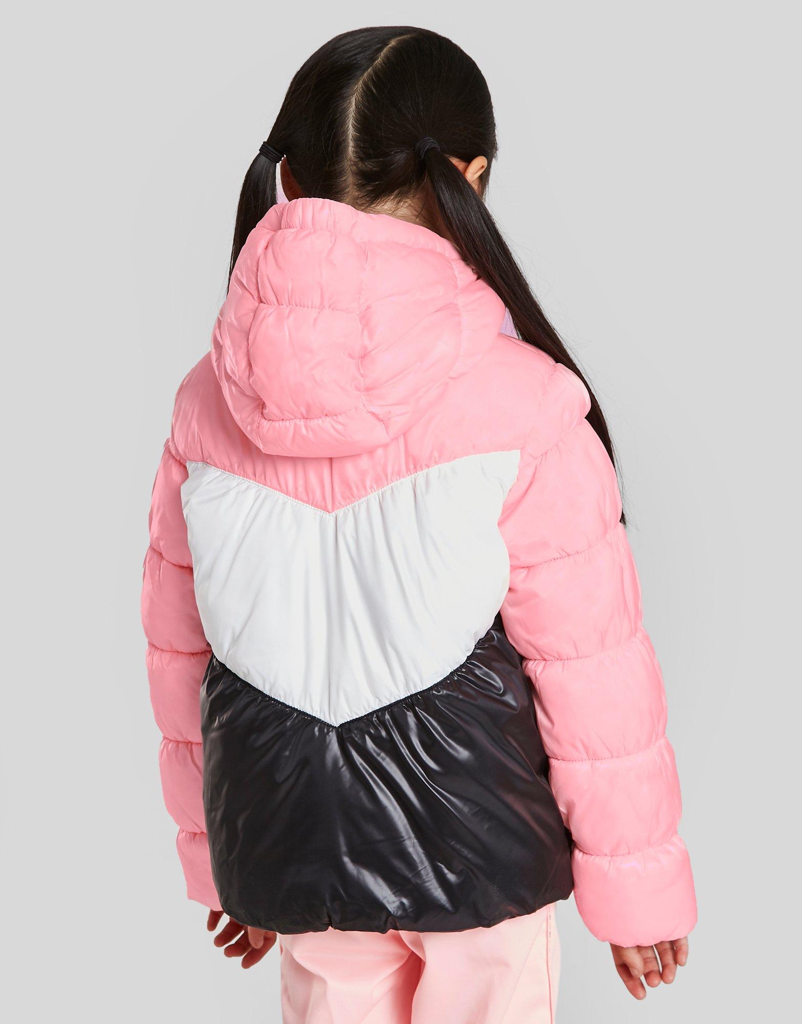 Детско зимно яке NIKE ЯКЕ GIRLS' COLOUR BLOCK JACKET CHILDREN 36I395A6A Розов