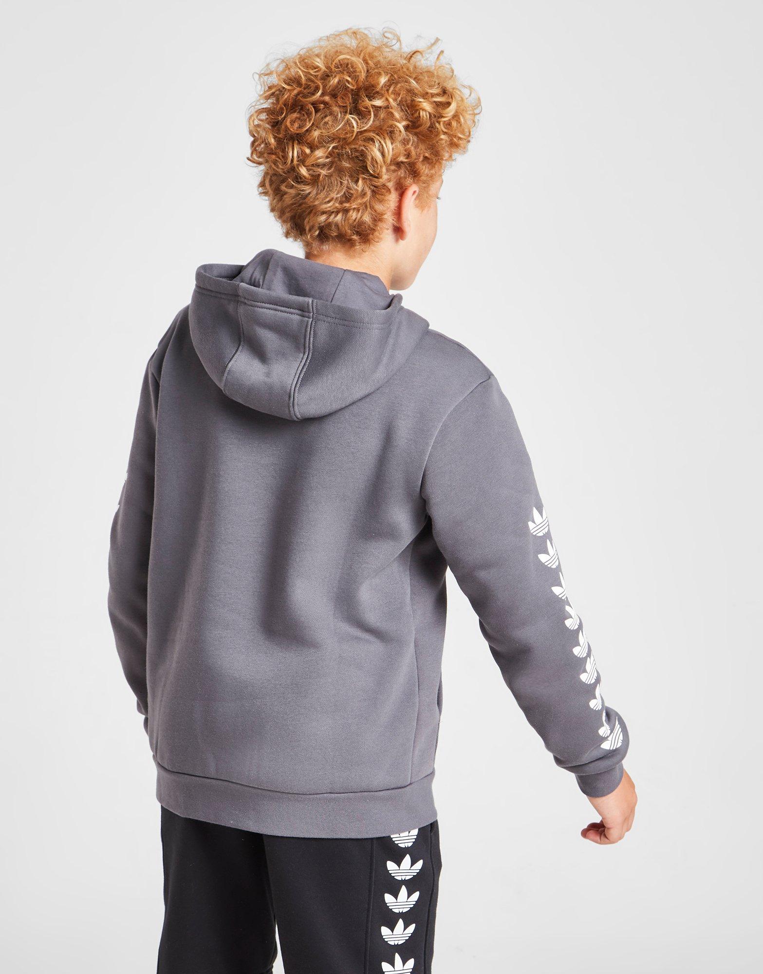 ADIDAS BLUZĂ CU GLUGĂ REPEAT TREFOIL H31453 Gri