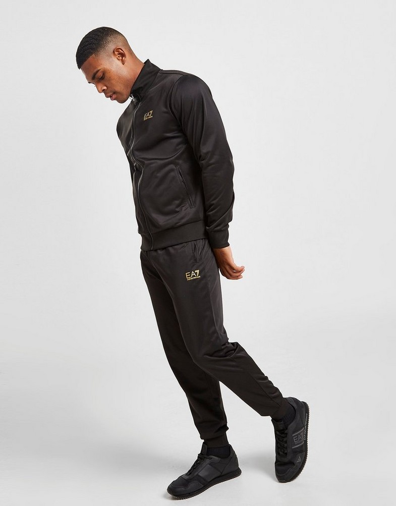 Trening pentru bărbați EMPORIO ARMANI TRENING CORE POLY TRACKSUIT  PJ08Z8NPV710208 Negru