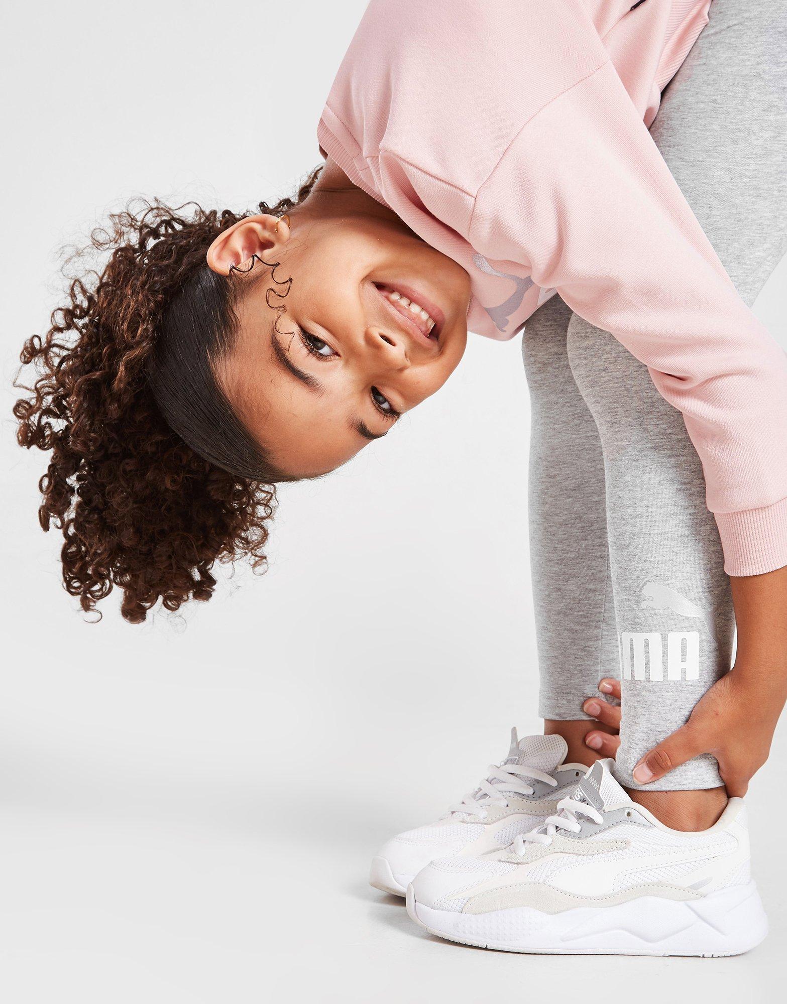 Komplet dresowy dziecięcy PUMA DRES GIRLS' ESSENTIAL 84804201 Fioletowy