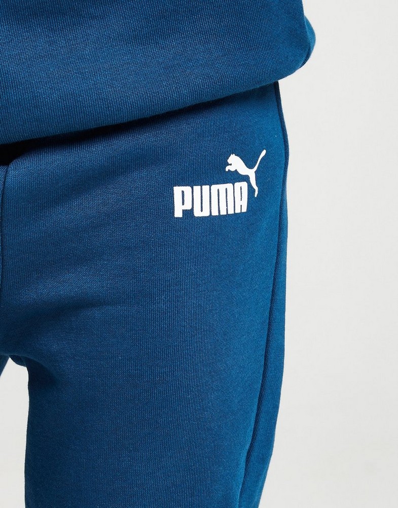 Komplet dresowy dziecięcy PUMA DRES ESS CRW ST PETROL'BLU/WH 84614138 Niebieski