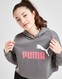 PUMA PULÓVER KAPUCNIS GIRLS' CORE CROP HOODIE JUN