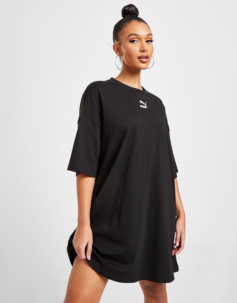 Sukienka damska PUMA SUKIENKA CLASSIC T-SHIRT DRESS 53422801 Czarny
