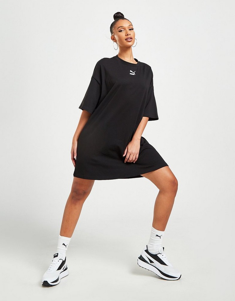 Rochii PUMA ROCHIE CLASSIC TRICOU TRENINGS 53422801 Femei Negru JD Sports Romania