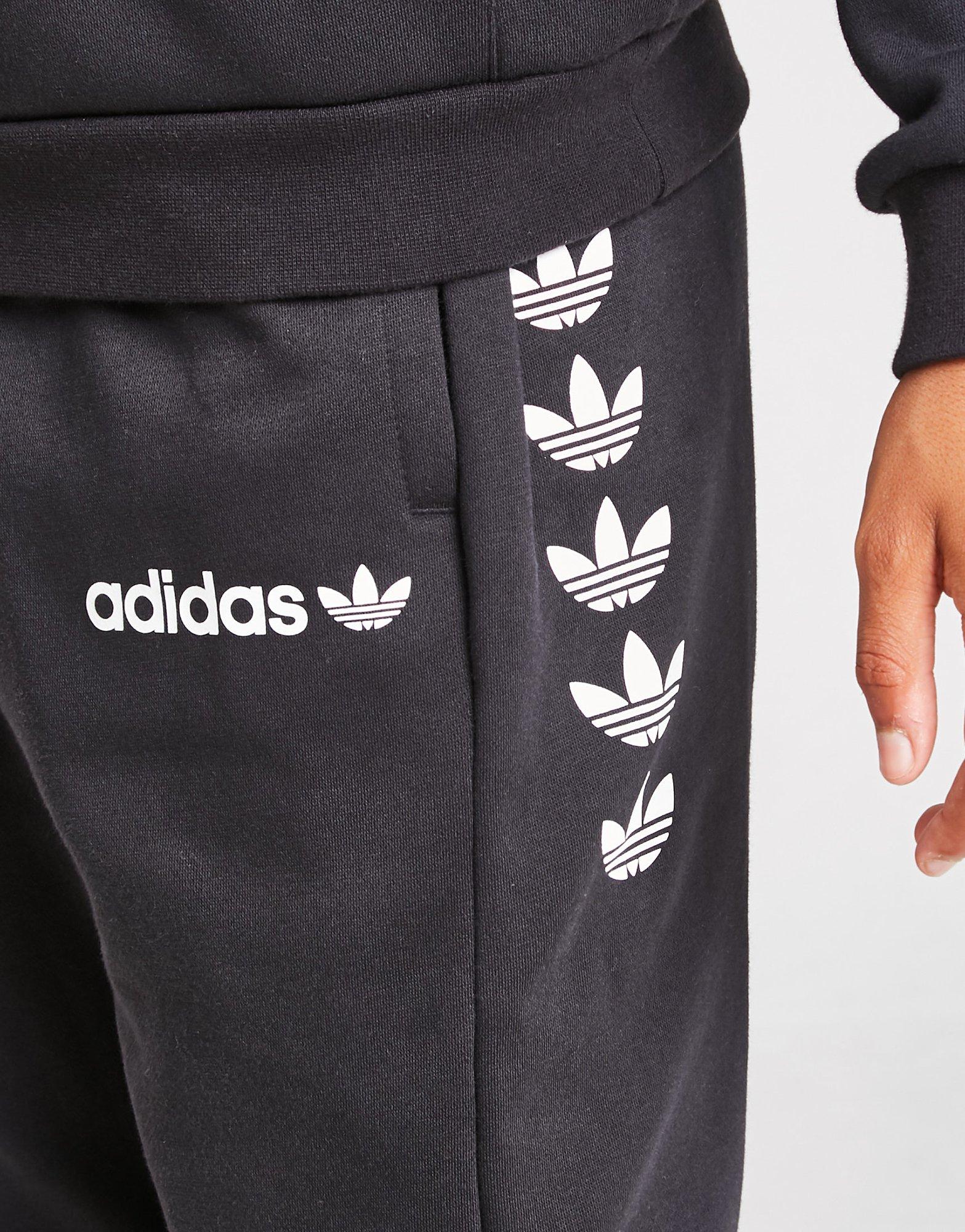 ADIDAS SPODNIE REPEAT TREFOIL JOGGERS JUNIOR HA5119 Czarny