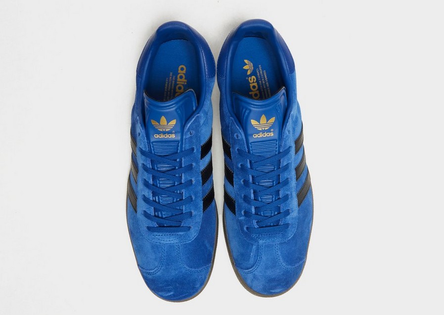 Buty sneakersy męskie ADIDAS GAZELLE GY3128 Niebieski