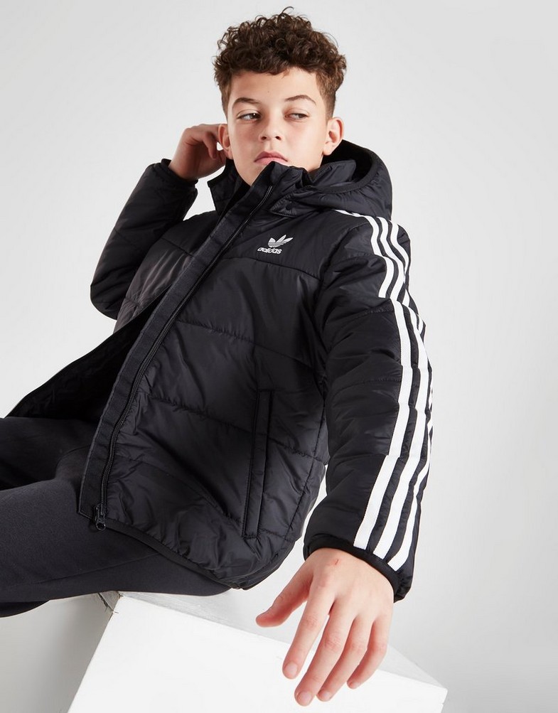 ADIDAS KURTKA PUCHOWA PADDED JACKET BOY H34564 Czarny