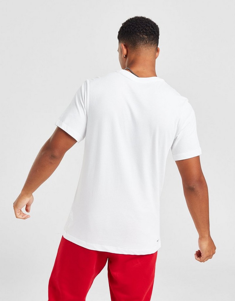 Tricou pentru bărbați JORDAN TRICOU CENTRAL LOGO TRICOU CW5190-102 Alb