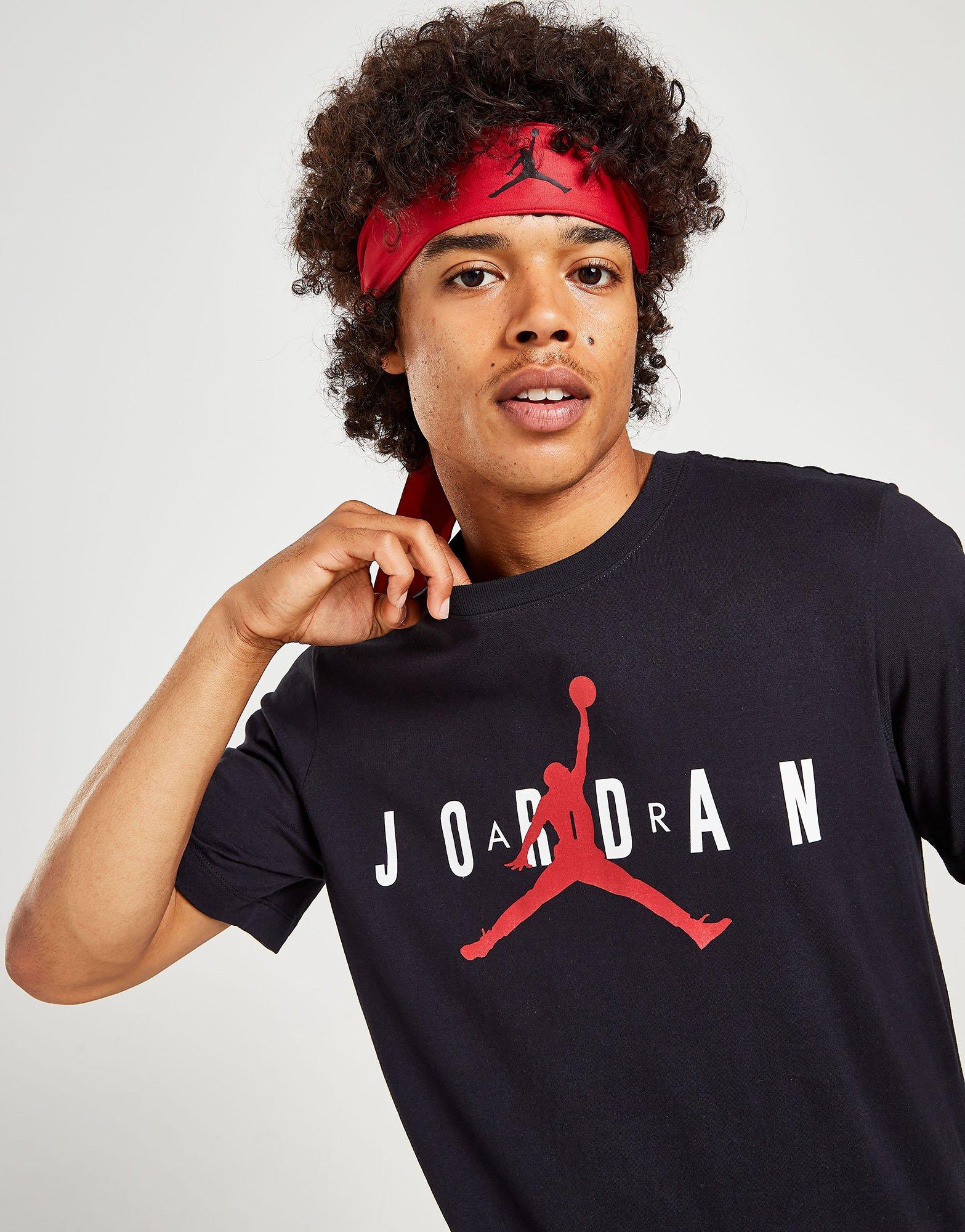 Tricou pentru bărbați JORDAN AIR TRICOU  CK4212-013 Negru