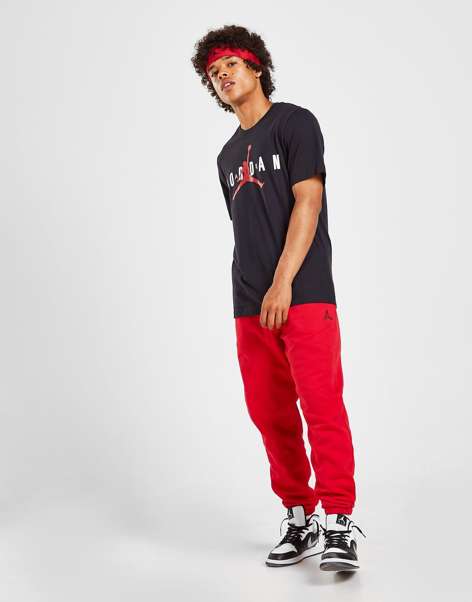 Tricou pentru bărbați JORDAN AIR TRICOU  CK4212-013 Negru