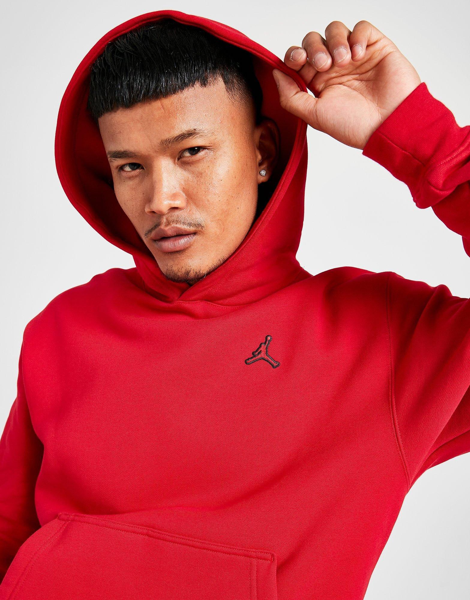 Bluza męska JORDAN BLUZA Z KAPTUREM ESSENTIAL OVERHEAD HOODIE DA9818-687 Czerwony