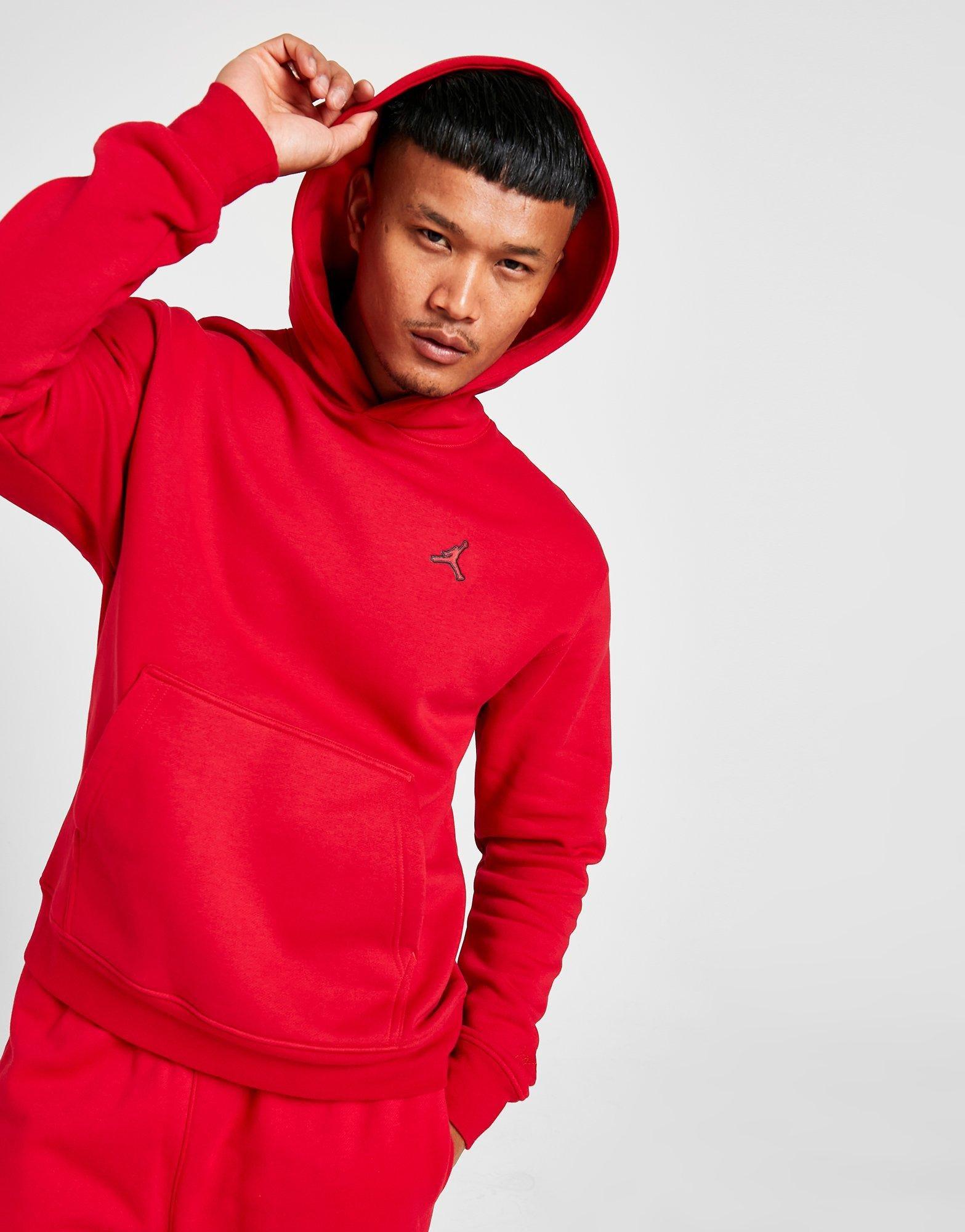 Bluza męska JORDAN BLUZA Z KAPTUREM ESSENTIAL OVERHEAD HOODIE DA9818-687 Czerwony