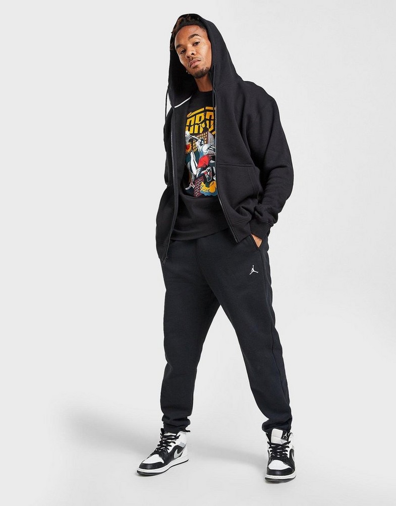 Pantaloni pentru bărbați JORDAN PANTALONI  ESSENTIAL FLEECE JOGGERS DA9820-010 Negru