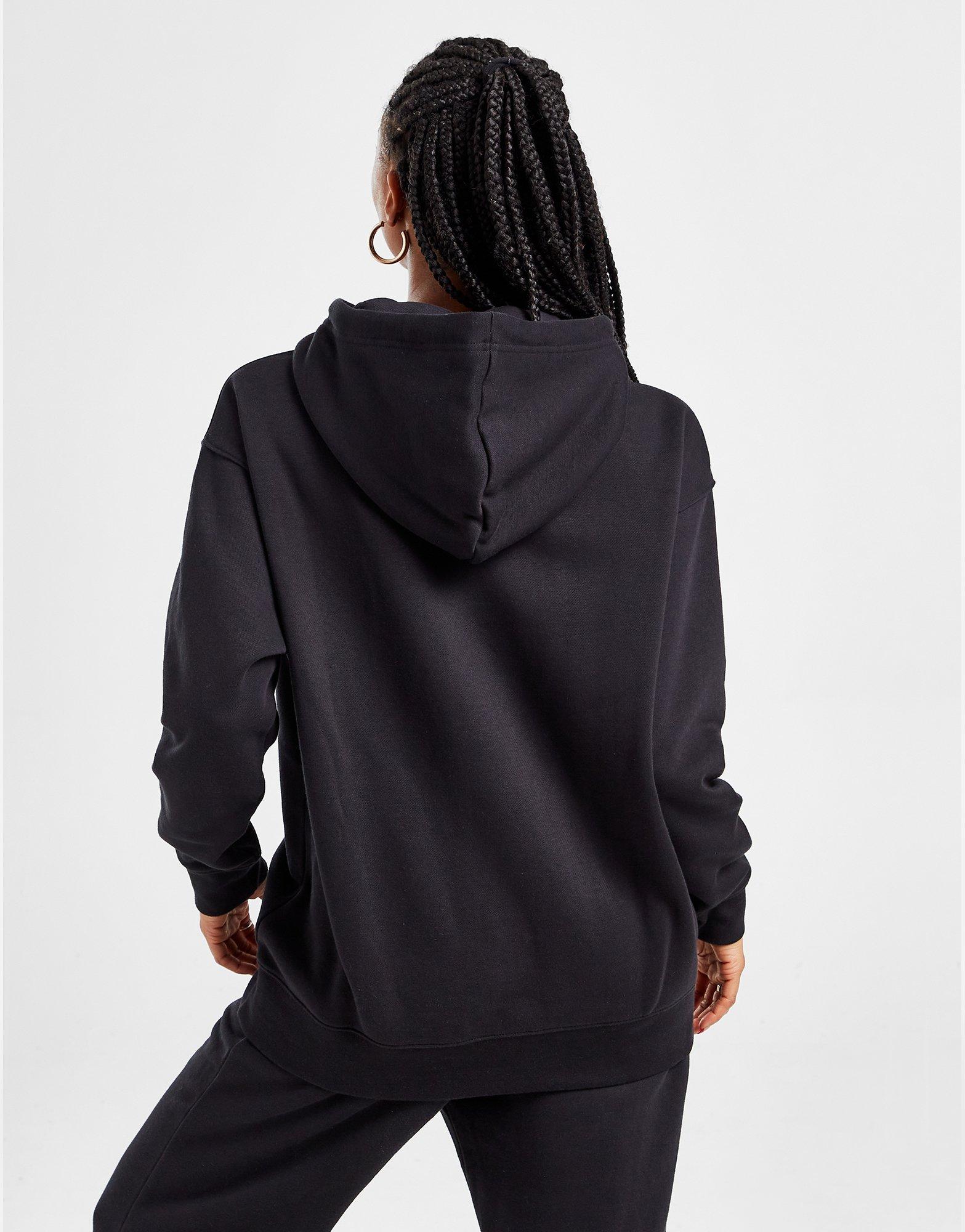 Moteriškas džemperis NIKE DŽEMPERIS SU GOBTUVU ESSENTIAL OVERSIZED HOODIE CLCTN DJ7668-010 Juoda