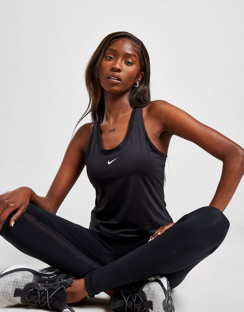 Női top NIKE TRAINING ONE SLIM FIT TANK  DD0623-010 Fekete